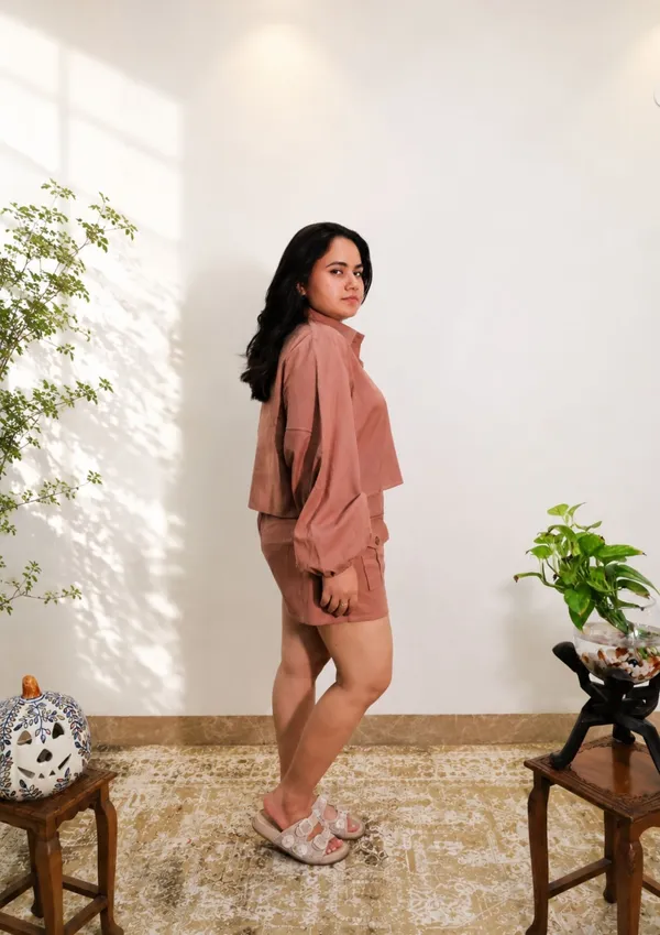 Khadi_Cotton_Shorts_Co-ord_Set