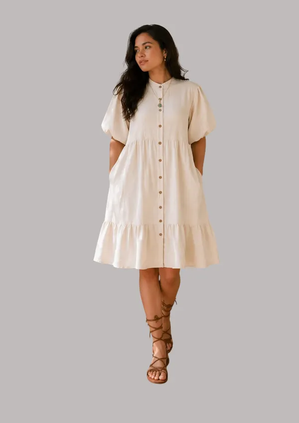 Vanilla_Khadi_Dress