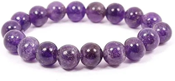 Amethyst_Crystal_8mm_Natural_Healing_Stone_Beaded_Bracelet_Stretch_Elastic_Round_Shape_Friendship_Bracelet_For_Men_And_Women_Reiki_Meditation_Yoga_And_Everyday_Wear