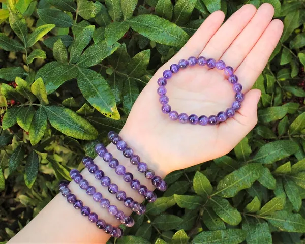 Amethyst_Crystal_8mm_Natural_Healing_Stone_Beaded_Bracelet_Stretch_Elastic_Round_Shape_Friendship_Bracelet_For_Men_And_Women_Reiki_Meditation_Yoga_And_Everyday_Wear