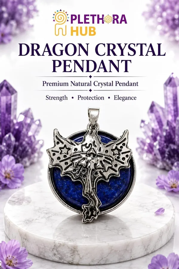 Animal_Theme_Crystal_Pendant_1_Inch_Round_Crystal_Necklace_Pendant_Fantasy_Jewelry_For_Men_Women_Gift_And_Everyday_Wear