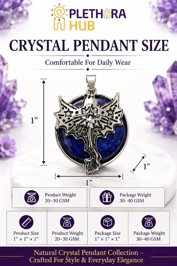 Animal_Theme_Crystal_Pendant_1_Inch_Round_Crystal_Necklace_Pendant_Fantasy_Jewelry_For_Men_Women_Gift_And_Everyday_Wear