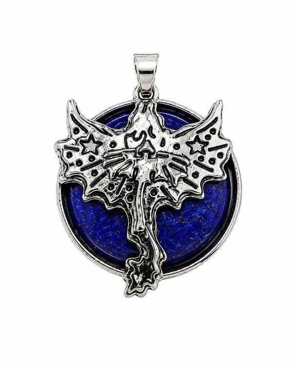 Animal_Theme_Crystal_Pendant_1_Inch_Round_Crystal_Necklace_Pendant_Fantasy_Jewelry_For_Men_Women_Gift_And_Everyday_Wear