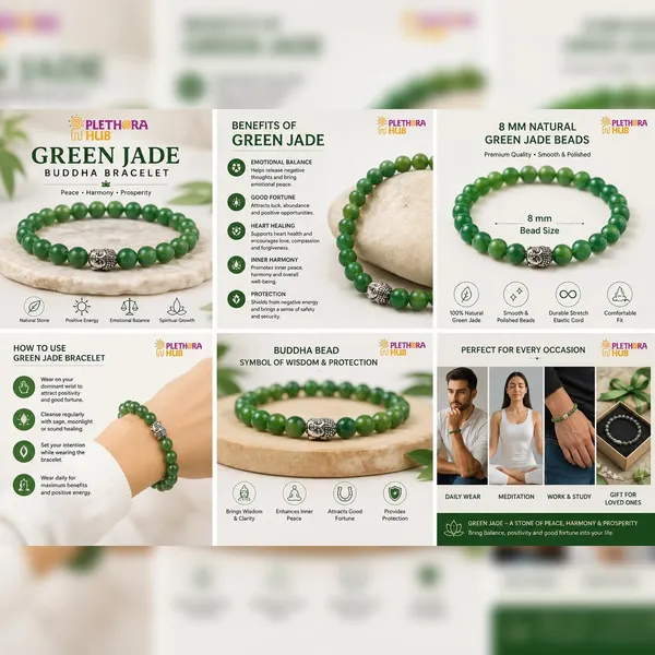 Plethora_Hub_Natural_Green_Jade_Gemstone_Bracelet_With_Buddha_Bit_8mm_Unisex_Certified_Crystal_Bead_Meditation_Reiki_Chakra_Jewelry_For_Everyday_Wear_Men_Women