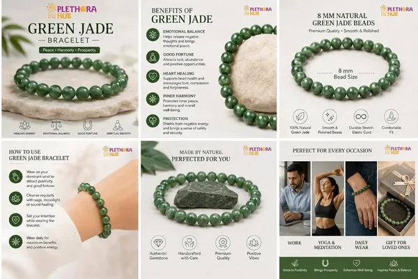 Plethora_Hub_Natural_Green_Jade_Gemstone_Bracelet_8mm_Unisex_Certified_Crystal_Bead_Meditation_Reiki_Chakra_Jewelry_For_Everyday_Wear_Men_Women