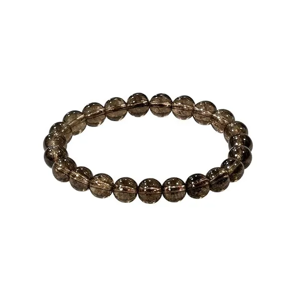 Plethora_Hub_Certified_Natural_Smoky_Quartz_Crystal_Bracelet_8mm_For_Unisex_Brown_Gemstone_Bead_Meditation_Reiki_Spiritual_Jewelry_For_Everyday_Wear_Men_Women