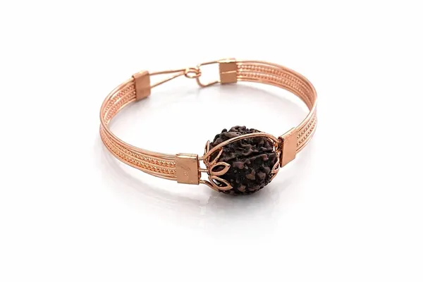 Plethora_Hub_Copper_Kada_Bracelet_With_5_Mukhi_Rudraksha_Bead_Adjustable_Religious_Spiritual_Bracelet_For_Men_Women_Pooja_Meditation_Yoga_Festival_Gift
