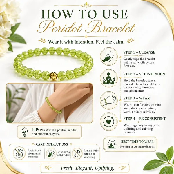 Plethora_Hub_Certified_Natural_Peridot_Crystal_Bracelet_8mm_For_Unisex_Green_Gemstone_Bead_Meditation_Reiki_Spiritual_Jewelry_For_Everyday_Wear_Men_Women