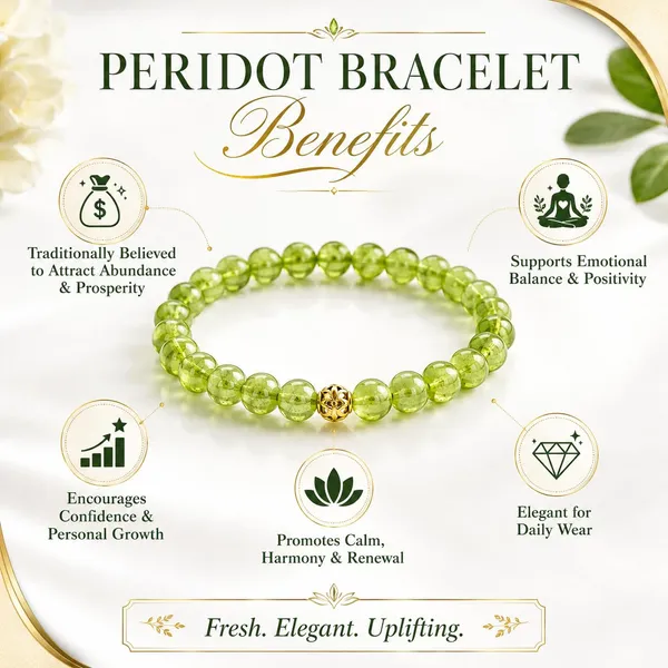 Plethora_Hub_Certified_Natural_Peridot_Crystal_Bracelet_8mm_For_Unisex_Green_Gemstone_Bead_Meditation_Reiki_Spiritual_Jewelry_For_Everyday_Wear_Men_Women