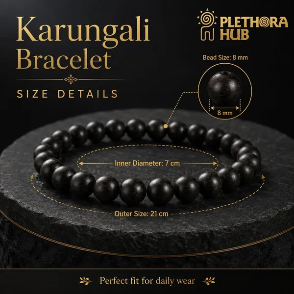 Plethora_Hub_Certified_Original_Karungali_Ebony_Wood_Bracelet_For_Unisex_Natural_Black_Karungali_Bead_Bracelet_For_Meditation_Spiritual_Jewelry_Everyday_Wear_Men_Women