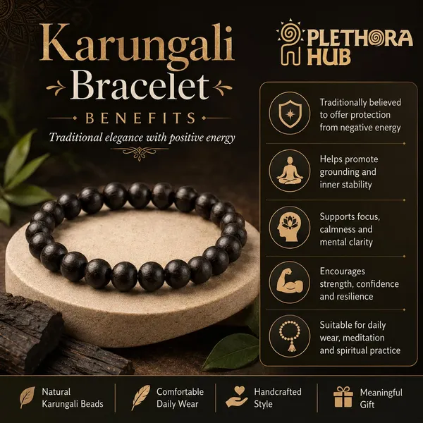 Plethora_Hub_Certified_Original_Karungali_Ebony_Wood_Bracelet_For_Unisex_Natural_Black_Karungali_Bead_Bracelet_For_Meditation_Spiritual_Jewelry_Everyday_Wear_Men_Women