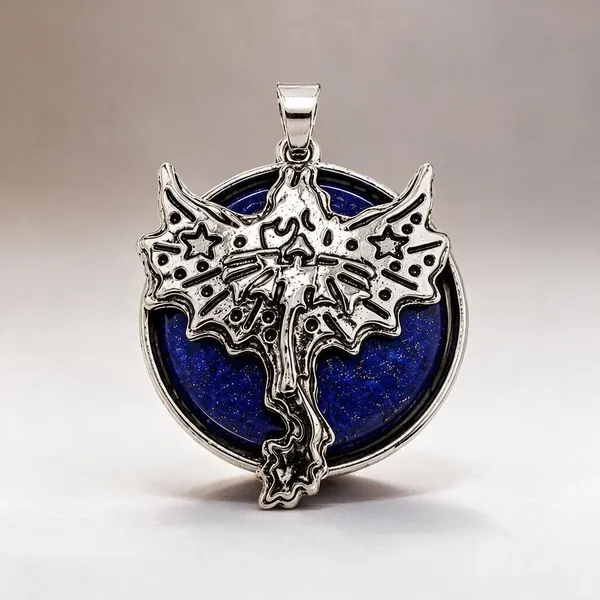 Animal_Theme_Crystal_Pendant_1_Inch_Round_Crystal_Necklace_Pendant_Fantasy_Jewelry_For_Men_Women_Gift_And_Everyday_Wear