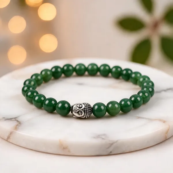 Plethora_Hub_Natural_Green_Jade_Gemstone_Bracelet_With_Buddha_Bit_8mm_Unisex_Certified_Crystal_Bead_Meditation_Reiki_Chakra_Jewelry_For_Everyday_Wear_Men_Women