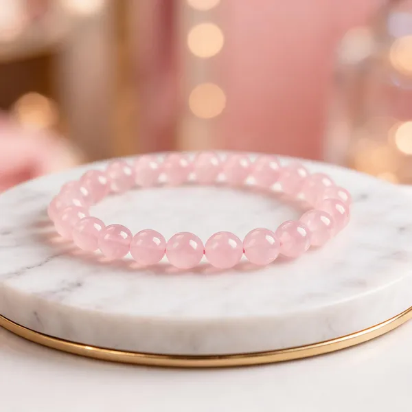 Plethora_Hub_Natural_Rose_Quartz_Crystal_Bracelet_8mm_For_Unisex_Certified_Pink_Gemstone_Bead_Meditation_Reiki_Spiritual_Jewelry_For_Love_Gift_Men_Women