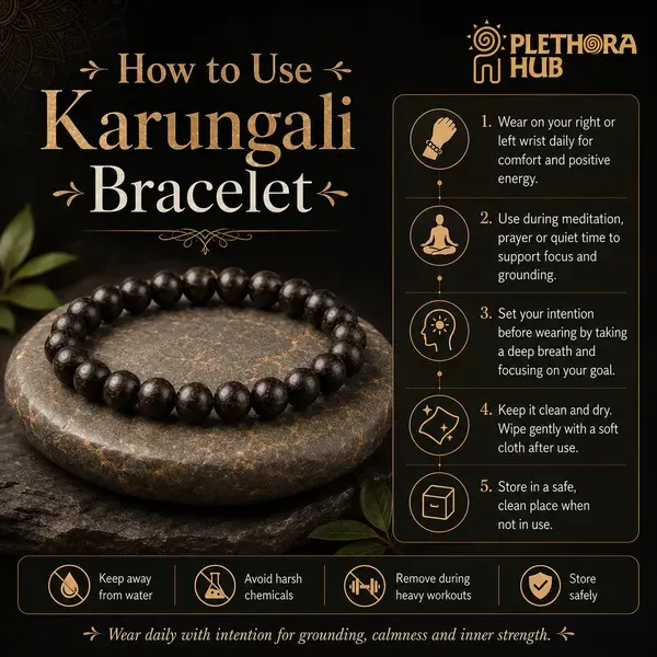 Plethora_Hub_Certified_Original_Karungali_Ebony_Wood_Bracelet_For_Unisex_Na_More