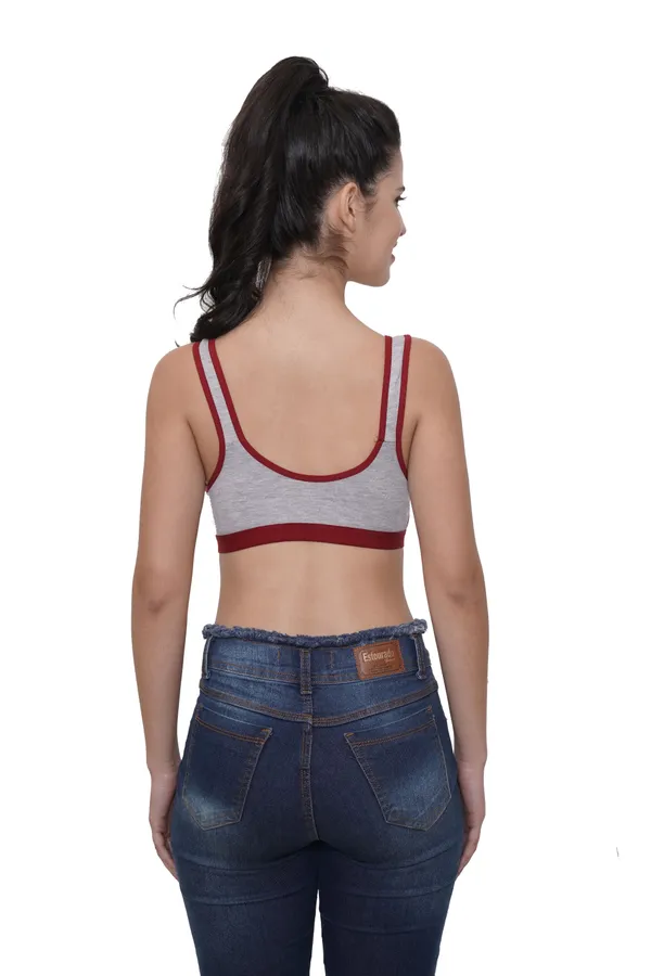 Grey_and_maroon_sports_Bra_for_Women