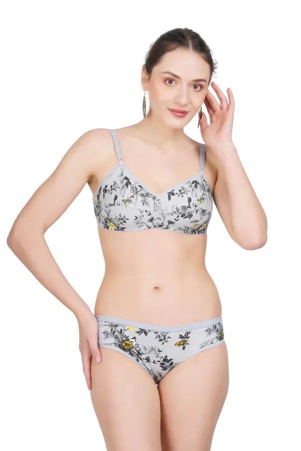 Grey_Pink_Frooty_Lingerie_Set_for_Women