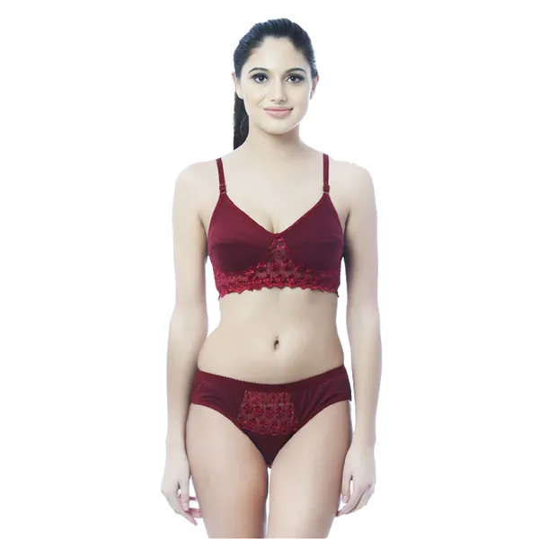 Maroon_Lace_first_night__Lingerie_Set_for_Women