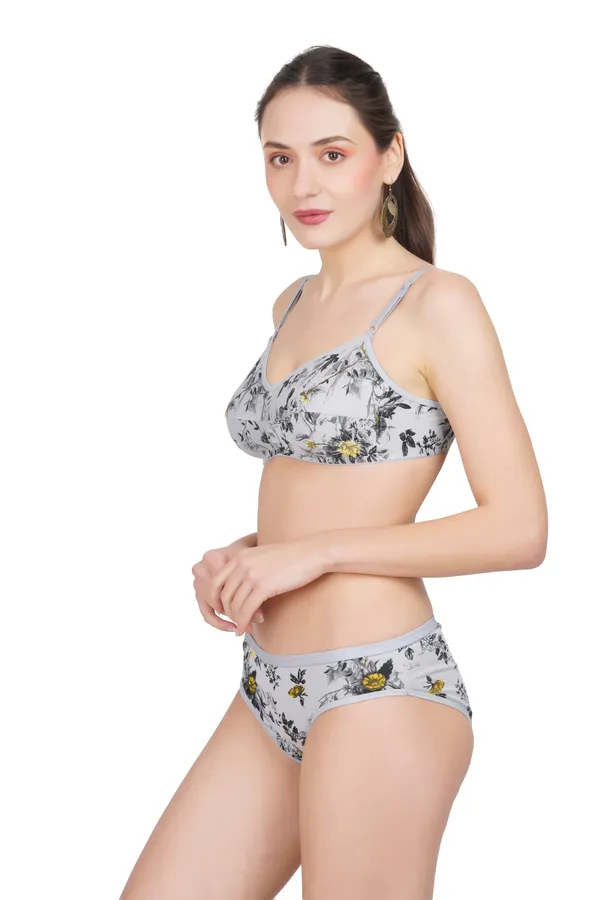 Grey_Pink_Frooty_Lingerie_Set_for_Women