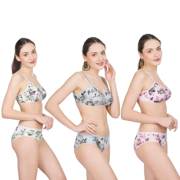 Multicolor_Frooty_Bra_And_Panty_Set_for_Women