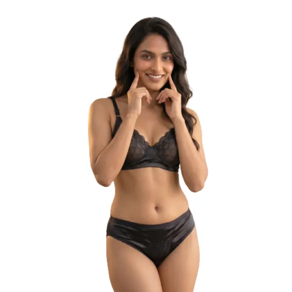 Black__lilly__Lace_Classic_Bra_And_Briefs_Set_for_Women