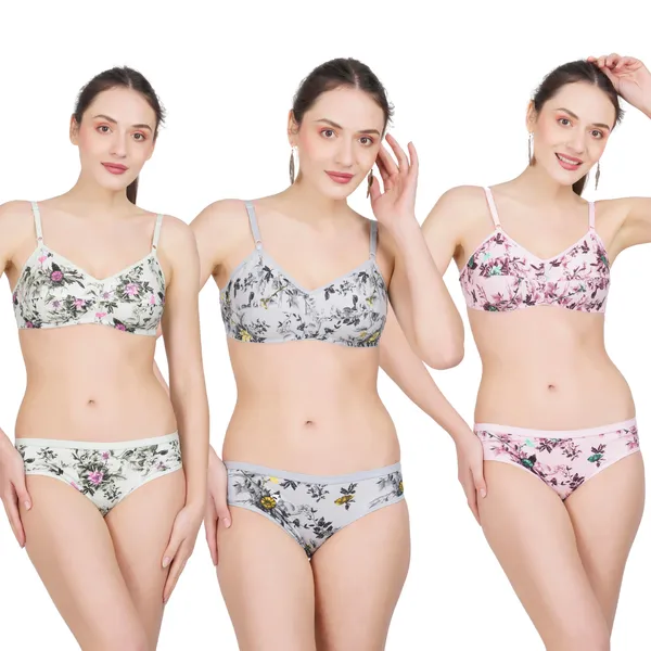 Multicolor_Frooty_Bra_And_Panty_Set_for_Women
