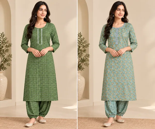 Green_And_Blue_Printed_Straight_Kurta_Salwar_Set_for_Women
