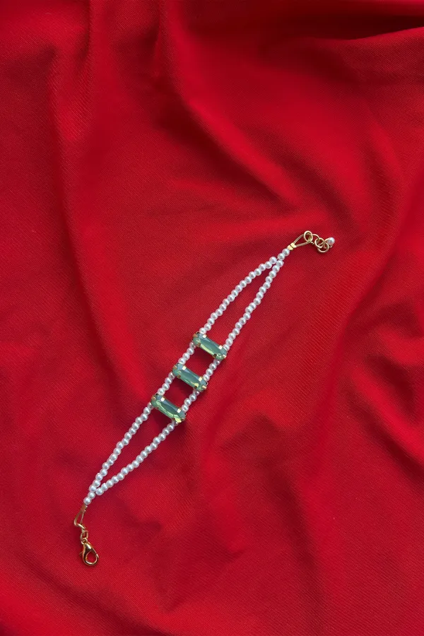 Green_Prism_Pearl_Bracelet