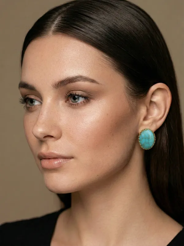 Turquoise_Stone_Earring