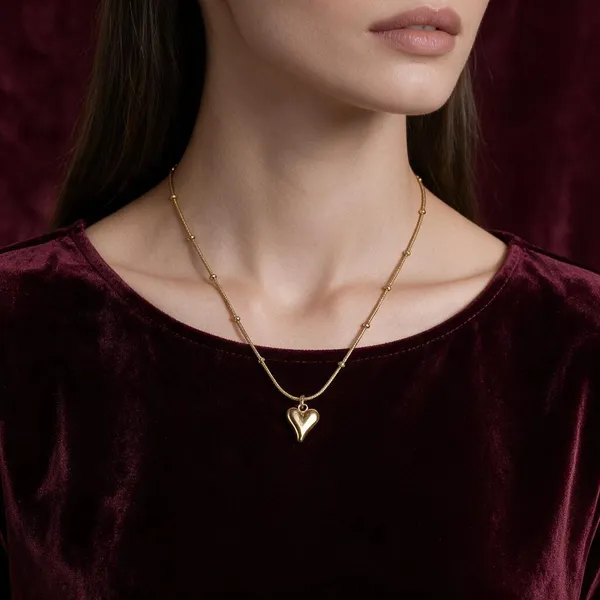 Gold-Plated_Stainless_Steel_Heart_Pendant_Necklace_For_Women