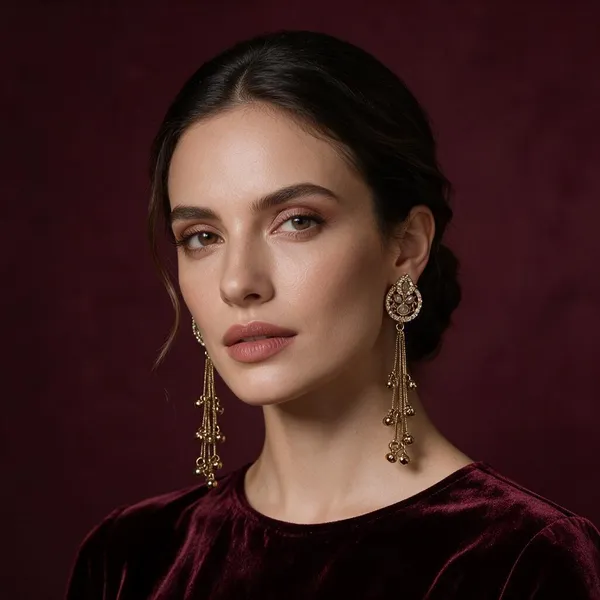 Gold-Plated_Stainless_Steel_Antique_Finish_Dangler_Jhumka_For_Women