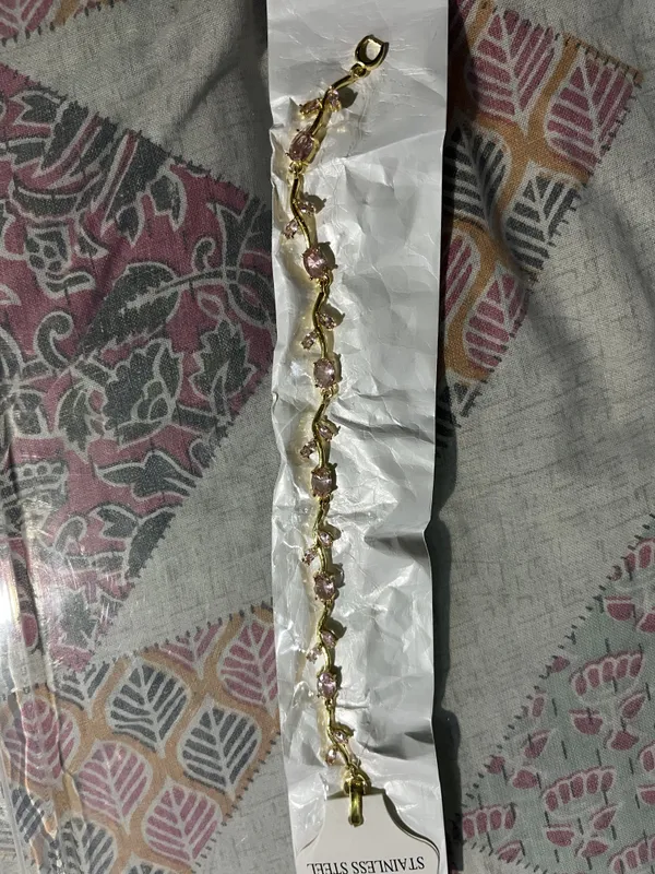 Gold_Tone_Stainless_Steel_Stone_Link_Bracelet