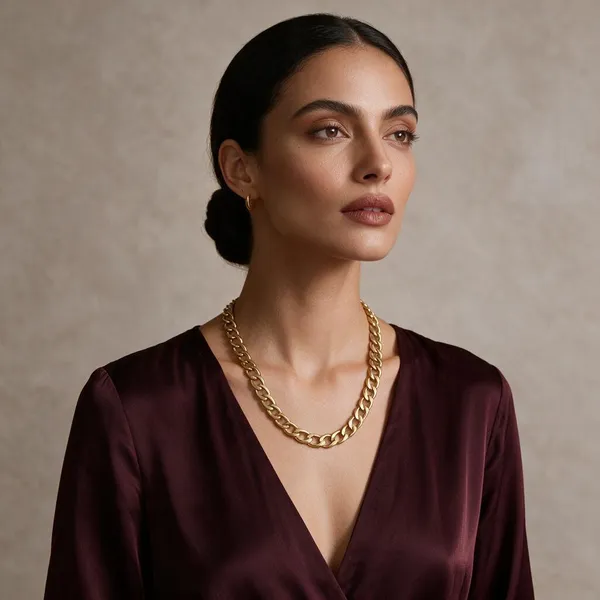 Golden_Brass_Oval_Link_Chain_Necklace_For_Women