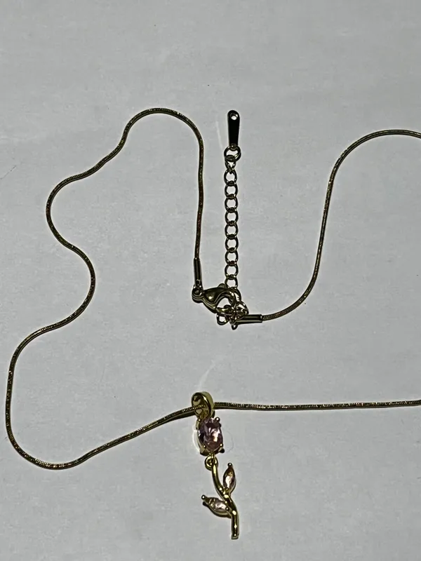 Gold_Tone_Purple_Stone_Pendant_Necklace_for_Women