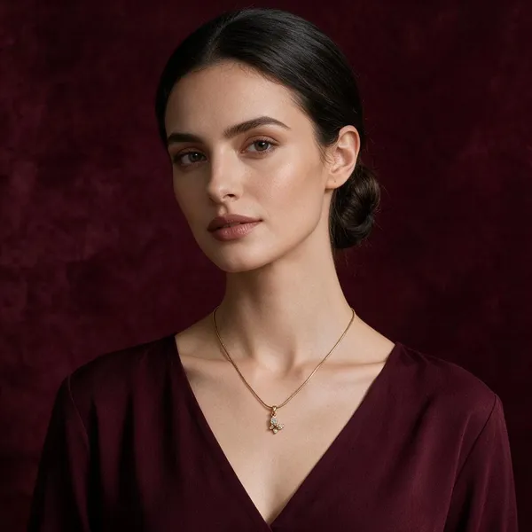 Gold_Tone_Stainless_Steel_Minimal_Pendant_Necklace_For_Women