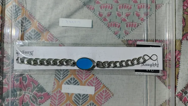 Silver_Metal_Chain_Bracelet_With_Blue_Oval_Charm_for_Women