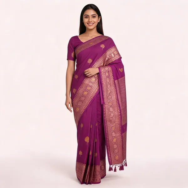 Magenta_Dola_Silk_Zari_Woven_Saree_For_Women