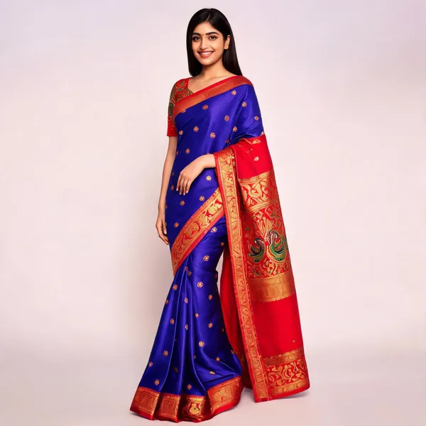 Purple_Ecrelic_Cotton_Woven_Traditional_Saree_For_Women