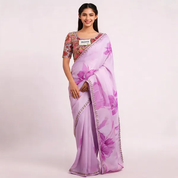 Lavender_Moss_Satin_Embroidered_Saree_For_Women
