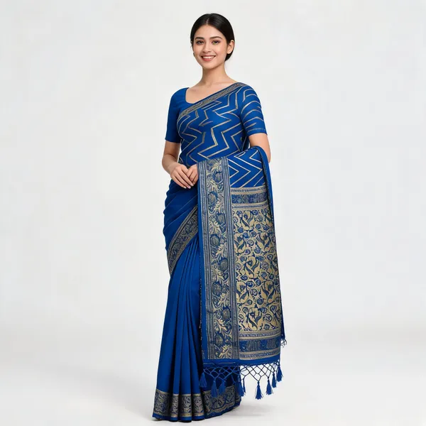 Blue_Soft_Silk_Printed_Saree_For_Women