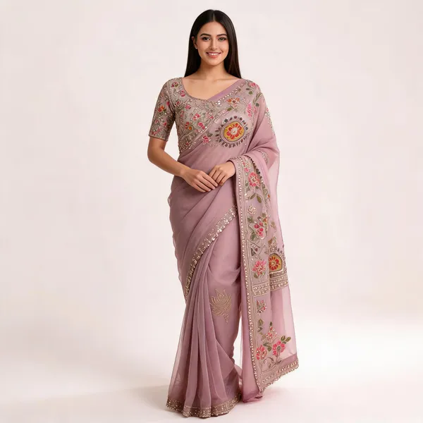 Pink_Tissue_Silk_Embroidered_Saree_For_Women