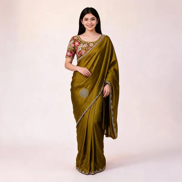 Mustard_Fandy_Silk_Embroidered_Saree_For_Women