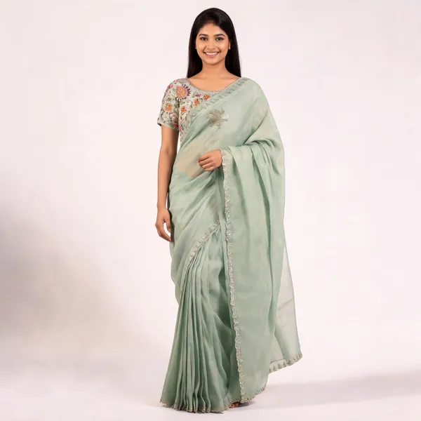 Green_Tissue_Silk_Embroidered_Saree_For_Women