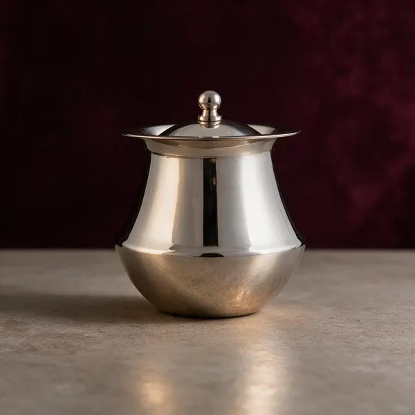 Stainless_Steel_Classic_Diamond_Pattern_Ghee_Storage_Pot