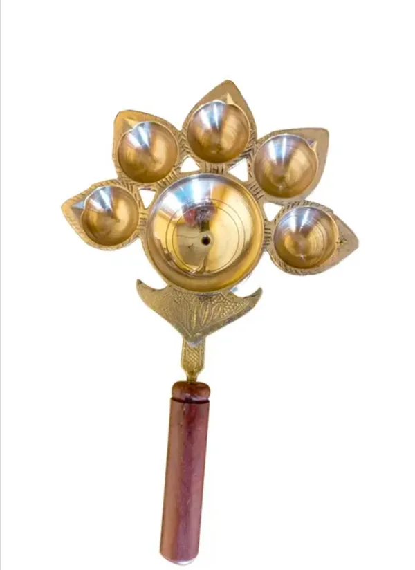 Golden_Brass_Floral_Pooja_Bell