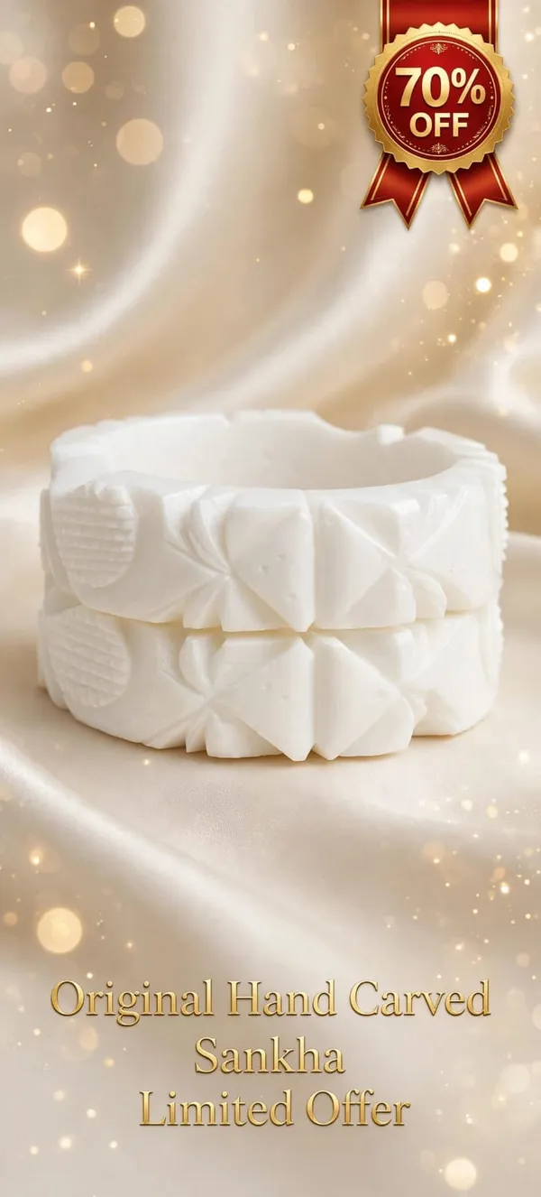 White_mota_sankha_pola_with_best_quality_all_design