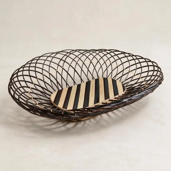 Black_Bamboo_Basket_For_Home_Decor