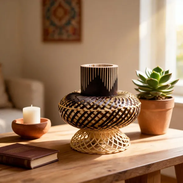Black_And_Gold_Bamboo_Flower_Vase_For_Home_Decor