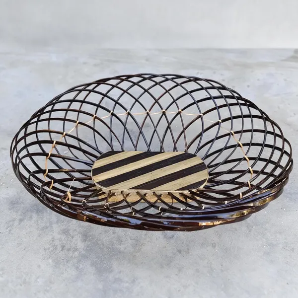 Black_Bamboo_Basket_For_Home_Decor