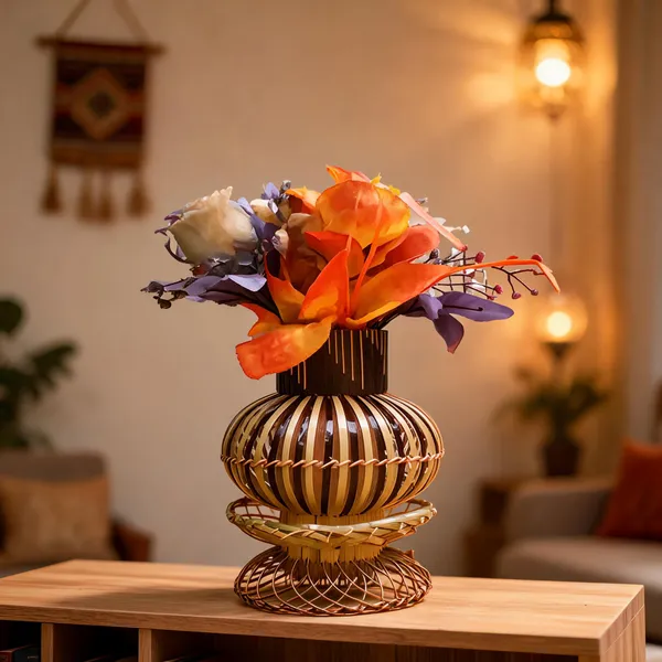 Natural_Bamboo_Flower_Vase_For_Home_Decor